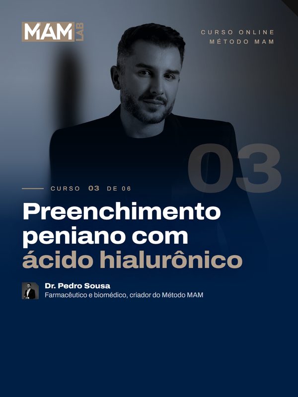 Capa do curso Preenchimento peniano com ácido hialurônico